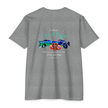 Load image into Gallery viewer, Women&#39;s Jersey soft Tee Fallon Cars &quot;N&quot; Coffee (Print on back)
