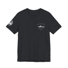 Load image into Gallery viewer, Women&#39;s Rufus &amp; Lucifer Jersey tee (print on back)
