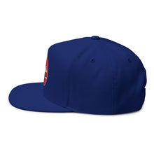 Load image into Gallery viewer, Enjoy Cannabis - Embroidered Flat Bill Cap – Retro Trucking &amp; Beer Lover Snapback
