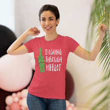 Load image into Gallery viewer, Dashing Through Merlot - Women's Triblend Tee
