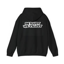 Load image into Gallery viewer, In Rust We Trust - Front - Unisex Heavy Blend™ Hooded Sweatshirt
