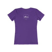 Load image into Gallery viewer, Women&#39;s boyfriend tee Rustoration Garage on back
