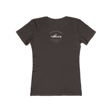 Load image into Gallery viewer, Women&#39;s boyfriend tee Rustoration Garage on back
