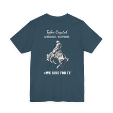 Load image into Gallery viewer, Memorial for Ty Crystal - Bronco (Print on back)- Jersey short sleeve shirt
