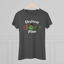 Load image into Gallery viewer, Resting Grinch Face - Women's Triblend Tee
