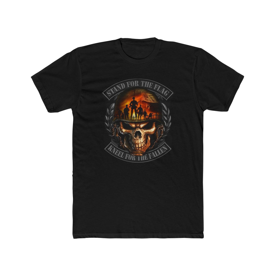 Stand for the Flag - Black Shirt - Print On Front