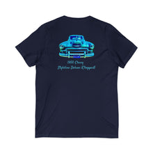 Load image into Gallery viewer, 1950 Chevy Styleline Deluxe T-Shirt — Classic Car V-Neck Tee (print on back)
