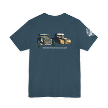 Load image into Gallery viewer, Women&#39;s Rufus &amp; Lucifer Jersey tee (print on back)
