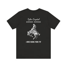 Load image into Gallery viewer, Memorial for Ty Crystal - Bronco (Print on back)- Jersey short sleeve shirt
