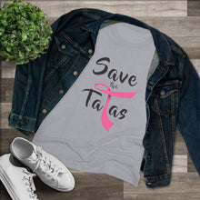Load image into Gallery viewer, Women's Save the Tatas Triblend Tee

