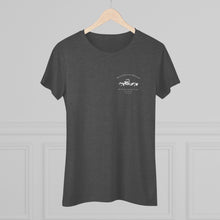Load image into Gallery viewer, Women&#39;s Tri Blend Fallon Cars &quot;N&quot; Coffee (print on back)
