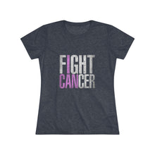 Load image into Gallery viewer, Women's I can fight Cancer Triblend Tee
