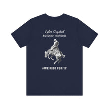 Load image into Gallery viewer, Memorial for Ty Crystal - Bronco (Print on back)- Jersey short sleeve shirt
