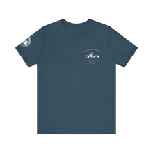 Load image into Gallery viewer, Women&#39;s Rufus &amp; Lucifer Jersey tee (print on back)
