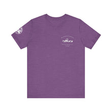 Load image into Gallery viewer, Women&#39;s Rufus &amp; Lucifer Jersey tee (print on back)
