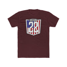 Load image into Gallery viewer, Men&#39;s - Mission 22 Shield - T-Shirt On Front - Several Colors
