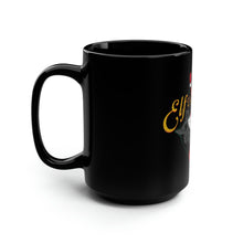 Load image into Gallery viewer, Elf On A Shell - Black Mug 15oz
