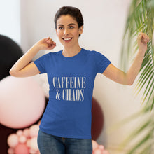 Load image into Gallery viewer, Women&#39;s Coffee &amp; Chaos Triblend Tee
