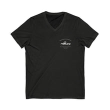 Load image into Gallery viewer, 1950 Chevy Styleline Deluxe T-Shirt — Classic Car V-Neck Tee (print on back)
