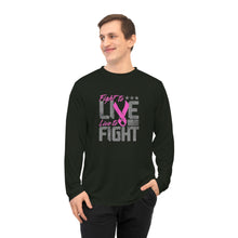 Load image into Gallery viewer, Unisex Fight to live Performance Long Sleeve Shirt
