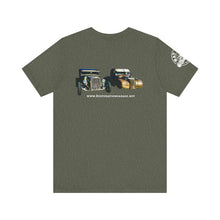 Load image into Gallery viewer, Women&#39;s Rufus &amp; Lucifer Jersey tee (print on back)
