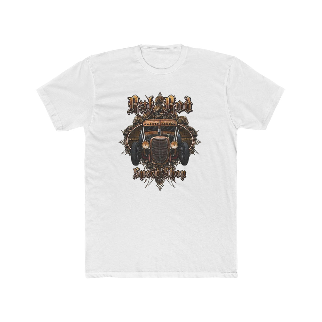 Men's Rat Rod Speed Shop - T-Shirt On Front