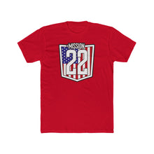 Load image into Gallery viewer, Men&#39;s - Mission 22 Shield - T-Shirt On Front - Several Colors
