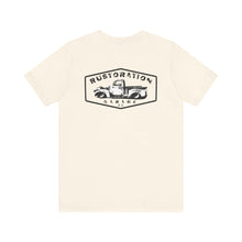 Load image into Gallery viewer, Rustoration Garage - Jersey Short Sleeve Tee - Logo on the Back
