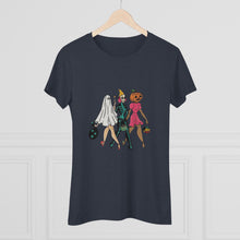Load image into Gallery viewer, Women&#39;s Trick or treat girls Triblend Tee
