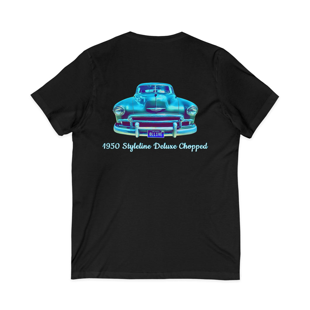 1950 Chevy Styleline (Print on back) - Jersey short sleeve V-neck