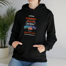 Load image into Gallery viewer, Fallon Cantaloupe Festival Car Show Hooded Sweatshirt - Logo on Front
