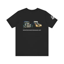 Load image into Gallery viewer, Women&#39;s Rufus &amp; Lucifer Jersey tee (print on back)
