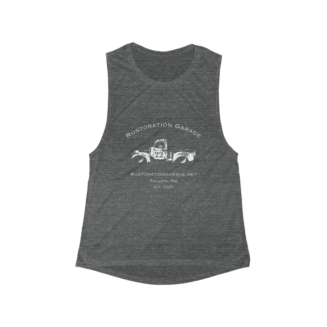 Women's Rustoration Garage Flowy Scoop Muscle Tank