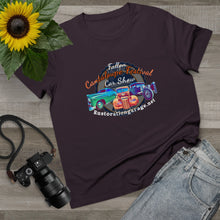 Load image into Gallery viewer, Women’s Maple Tee - Cantaloupe festival - Print on Front
