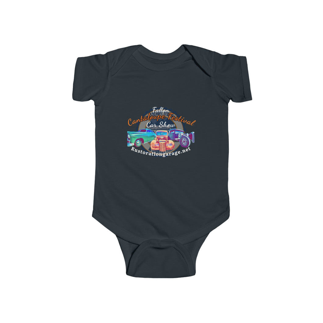 Infant Fine Jersey Bodysuit - Cantaloupe Festival