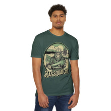Load image into Gallery viewer, Bassquatch Unisex T-Shirt, Funny Fishing Tee, Outdoor Lover Gift, Sasquatch T-Shirt, Bass Fishing Shirt
