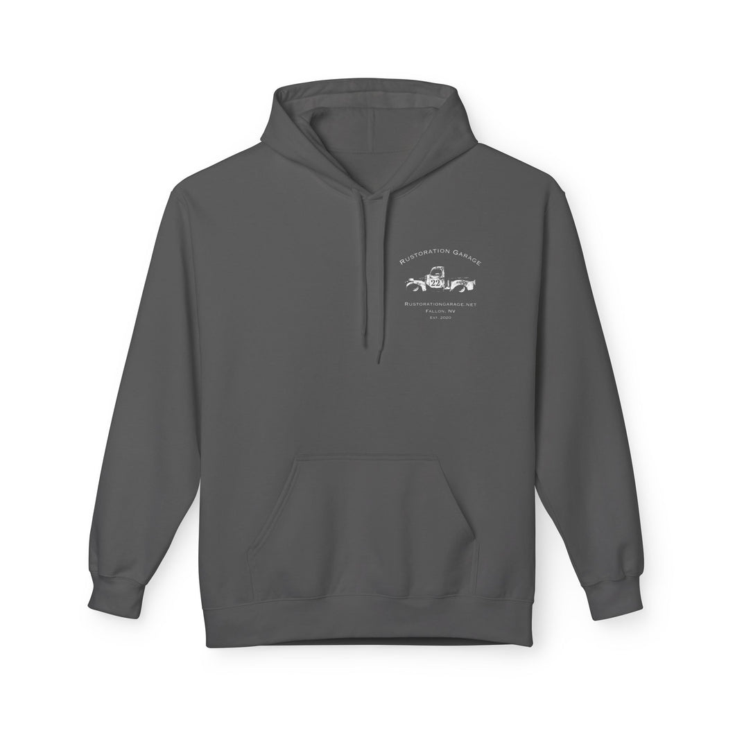 Women's Fallon Cars N Coffee (print on back) midweight fleece Hoodie