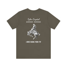 Load image into Gallery viewer, Memorial for Ty Crystal - Bronco (Print on back)- Jersey short sleeve shirt
