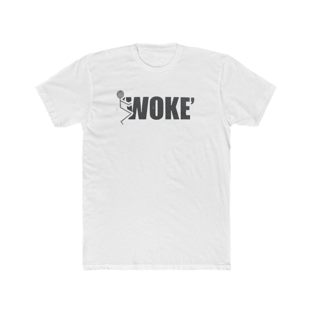 FUCK WOKE - Print On Front - Multiple Colors