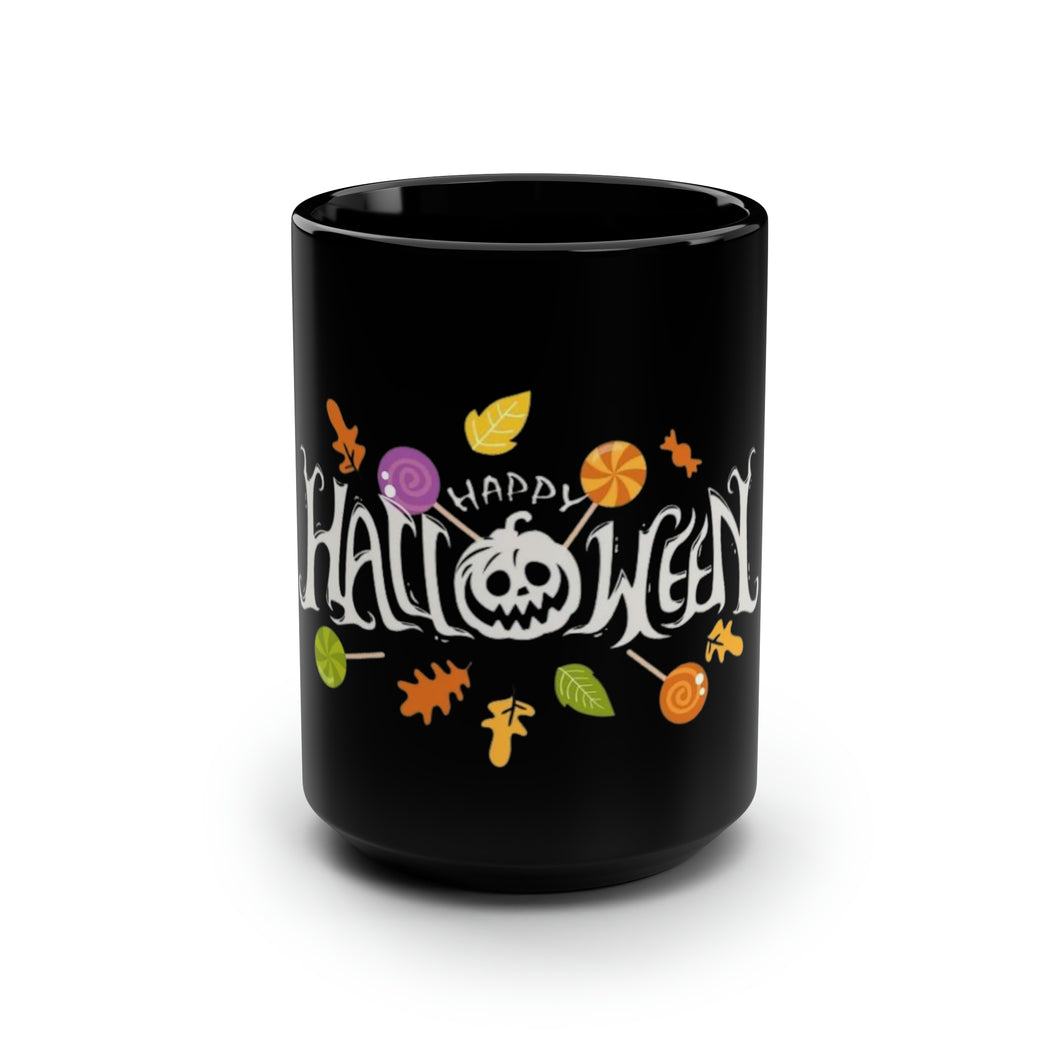 Happy Halloween - Black Mug 15oz