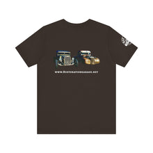 Load image into Gallery viewer, Women&#39;s Rufus &amp; Lucifer Jersey tee (print on back)
