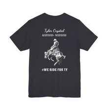 Load image into Gallery viewer, Memorial for Ty Crystal - Bronco (Print on back)- Jersey short sleeve shirt
