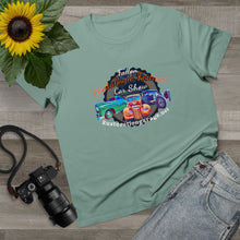 Load image into Gallery viewer, Women’s Maple Tee - Cantaloupe festival - Print on Front
