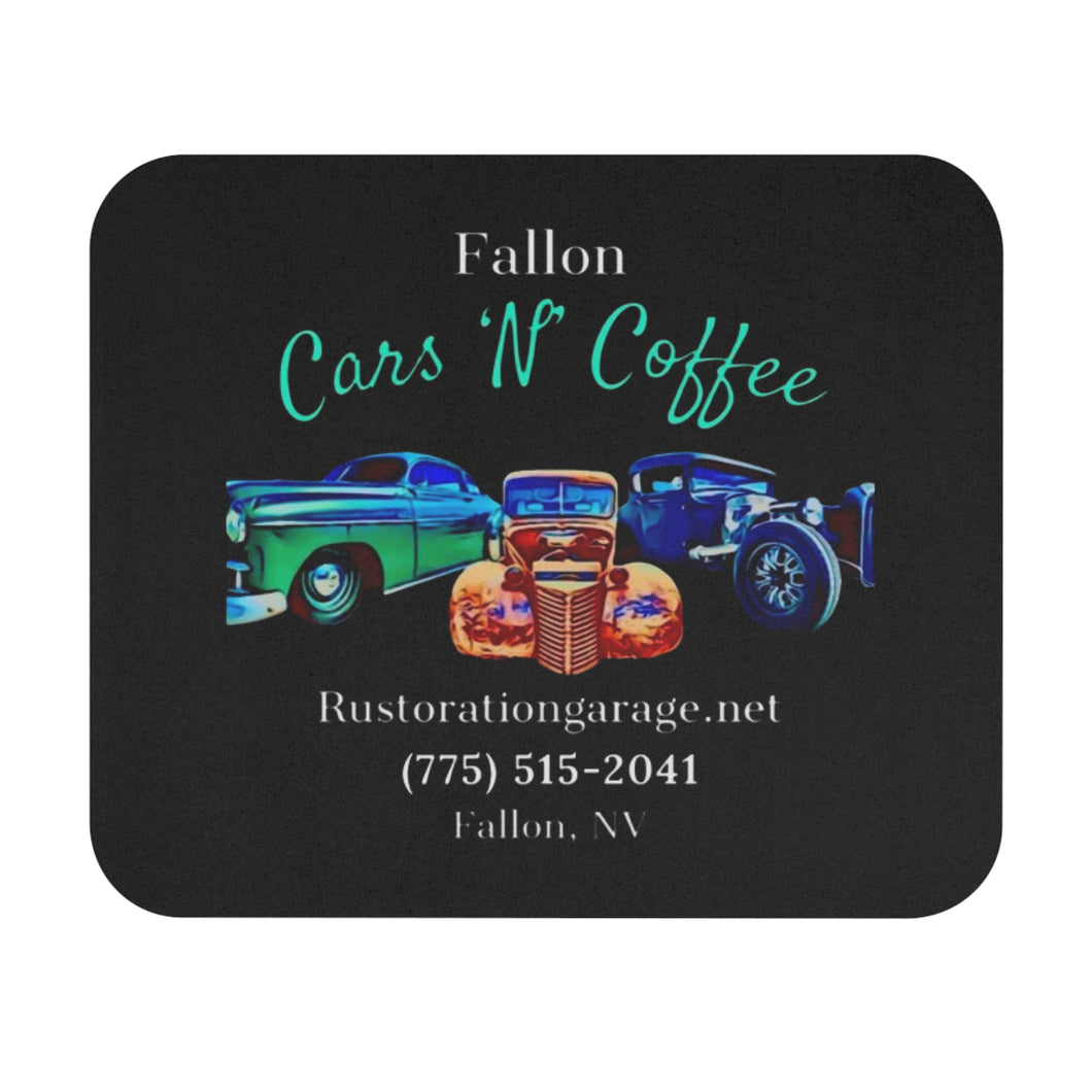 Fallon Cars N Coffee - Vintage Car Themed Mouse Pad