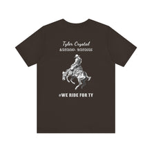 Load image into Gallery viewer, Memorial for Ty Crystal - Bronco (Print on back)- Jersey short sleeve shirt
