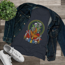 Load image into Gallery viewer, Women&#39;s Skull hooka - Triblend Tee
