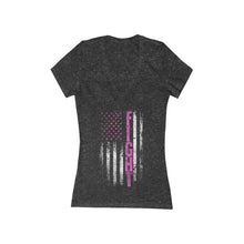 Load image into Gallery viewer, Women's Fight Jersey Short Sleeve Deep V-Neck Tee
