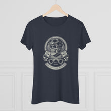 Load image into Gallery viewer, Women&#39;s Rustoration Garage skull Triblend Tee
