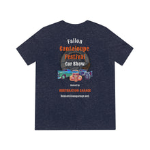 Load image into Gallery viewer, Ladies - Cantaloupe Festival - Print on back - Triblend Tee
