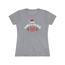 Load image into Gallery viewer, Santas Favorite Ho - Women's Triblend Tee
